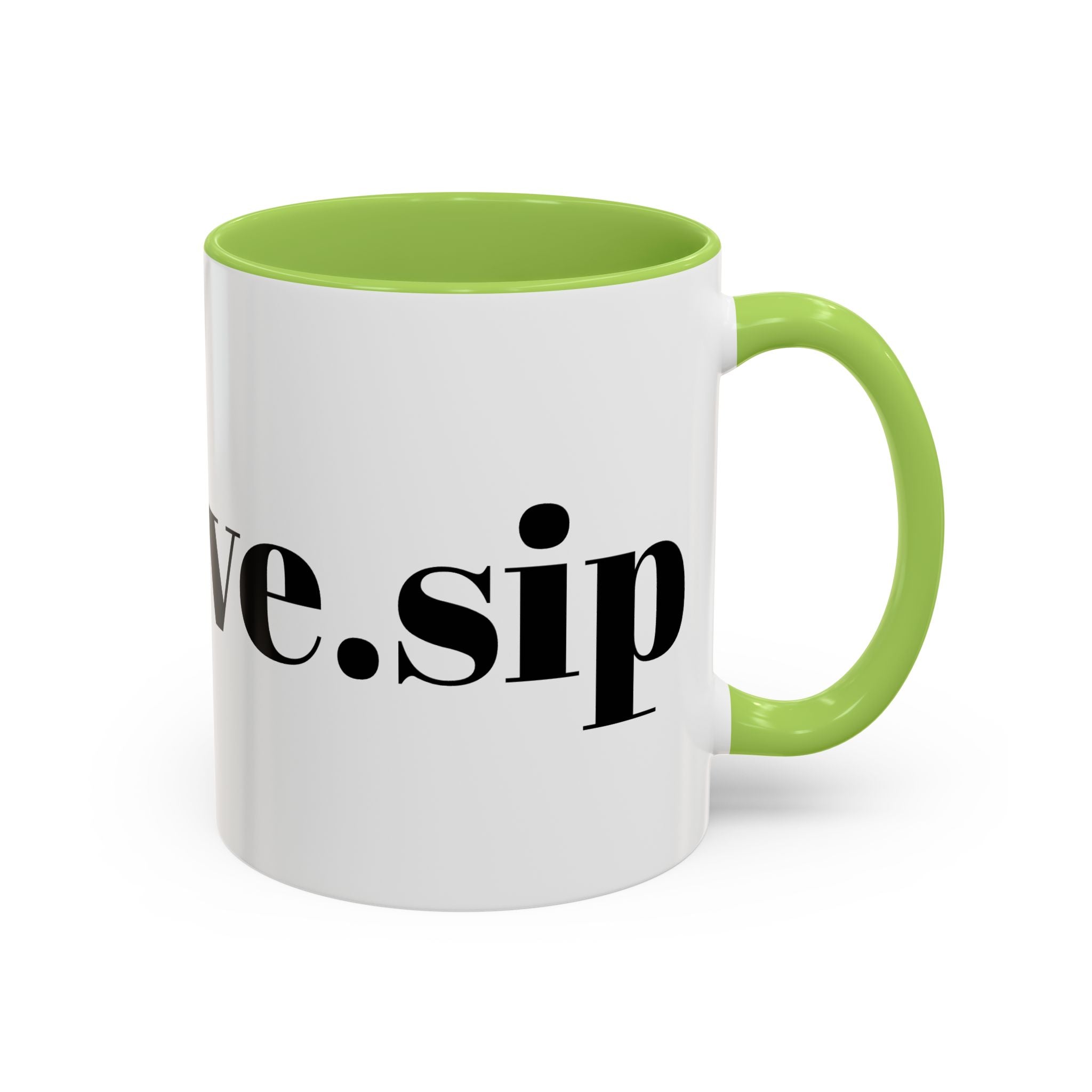 Coffee Mug — 'love.sip' Accent Mug (11/15oz)