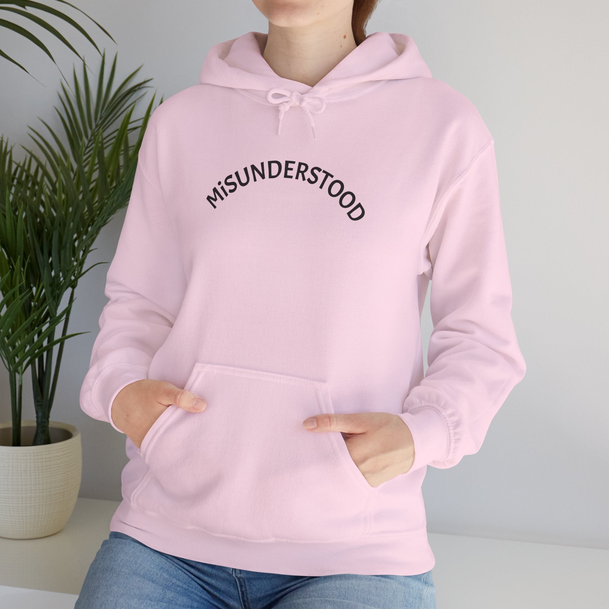 Hoodie —  "Misunderstood" Arch Graphic Pullover