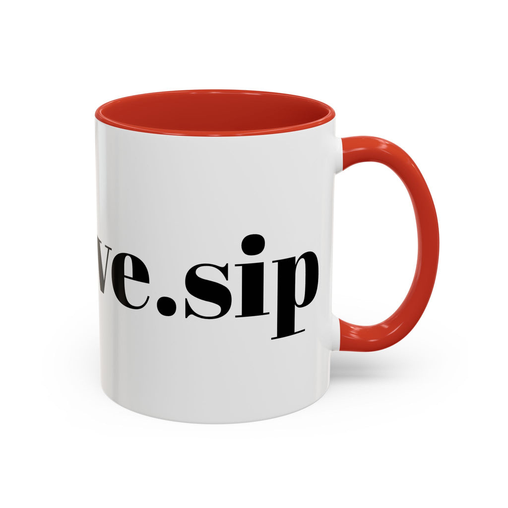 Coffee Mug — 'love.sip' Accent Mug (11/15oz)