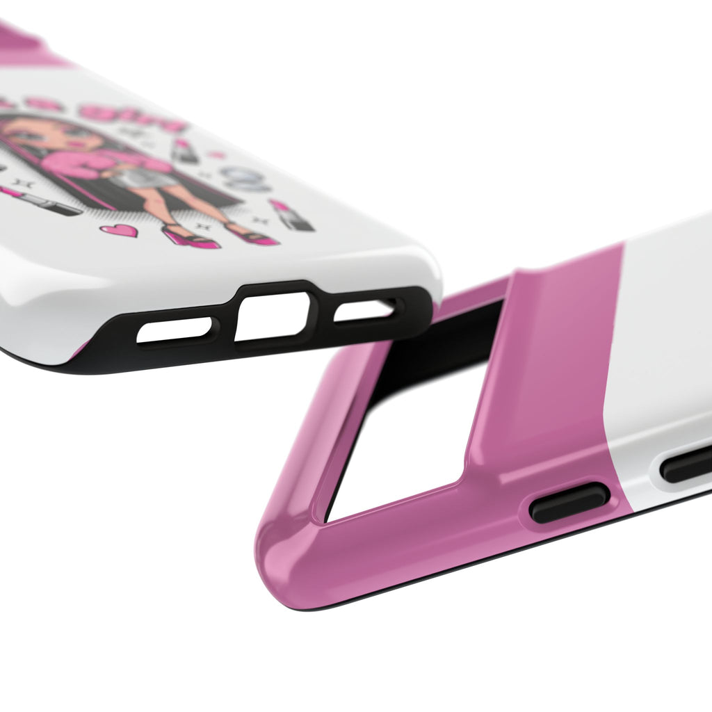 Phone Case — "I'm Just a Girl" Cute Makeup Girl Protective Tough Case