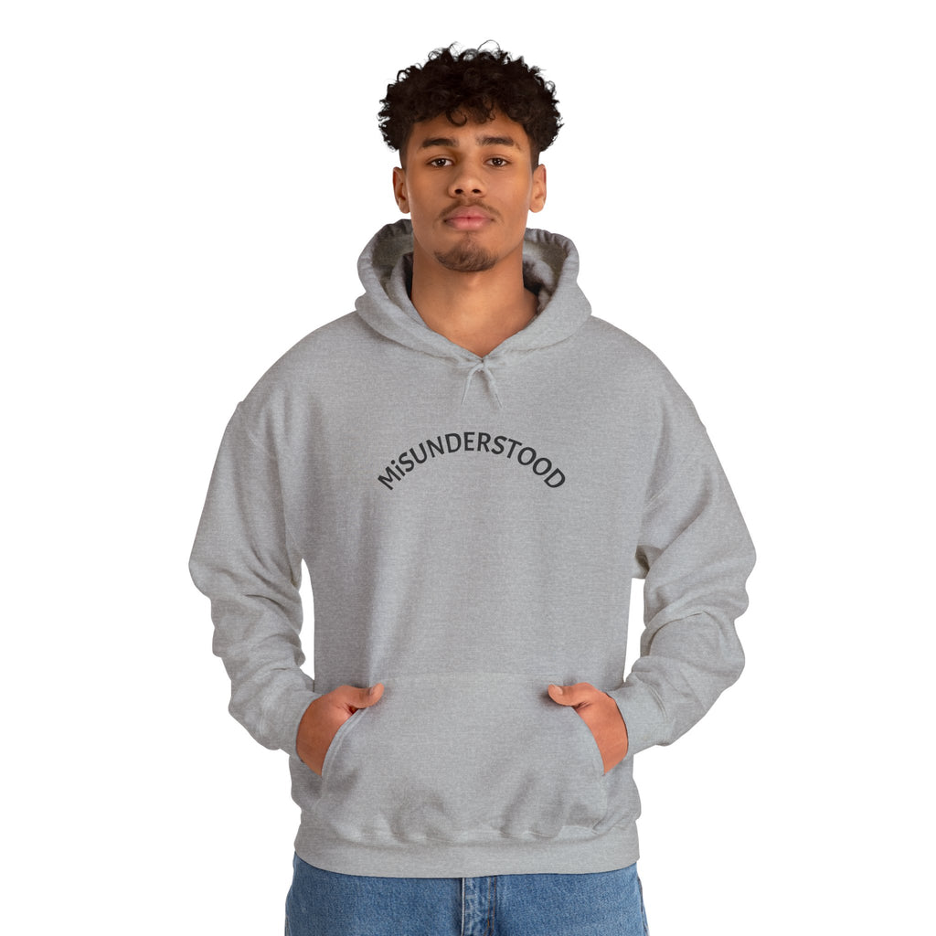 Hoodie —  "Misunderstood" Arch Graphic Pullover