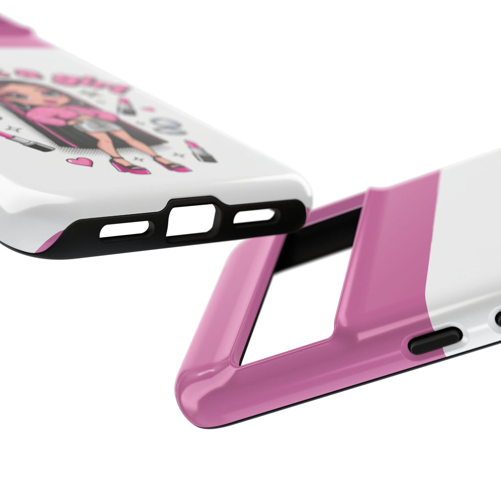 Phone Case — "I'm Just a Girl" Cute Makeup Girl Protective Tough Case