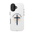 Christian Cross Phone Case — "Nothing Is Impossible With God" Inspirational iPhone Cover