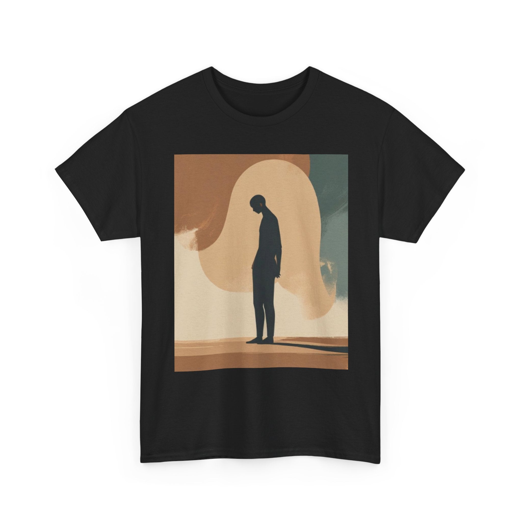 Surreal Solitude T-Shirt — Minimalist Abstract Silhouette Tee