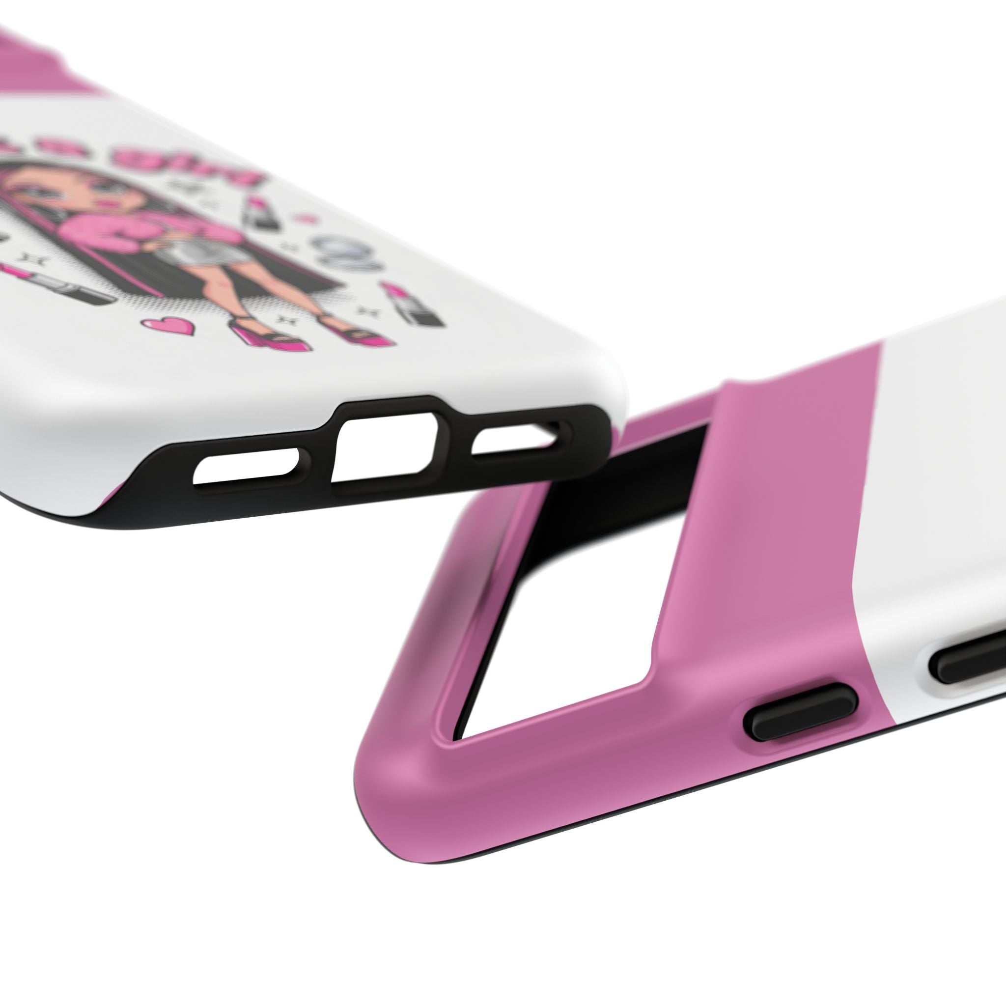 Phone Case — "I'm Just a Girl" Cute Makeup Girl Protective Tough Case