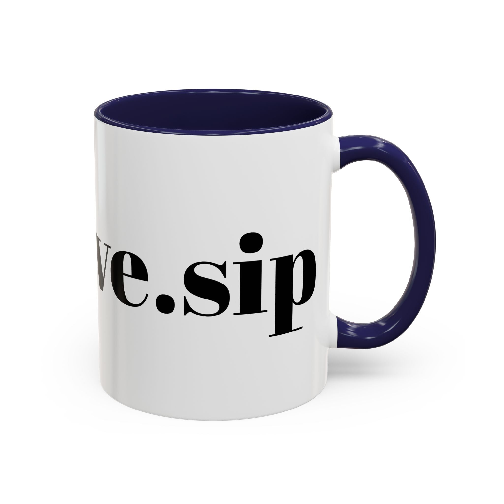 Coffee Mug — 'love.sip' Accent Mug (11/15oz)