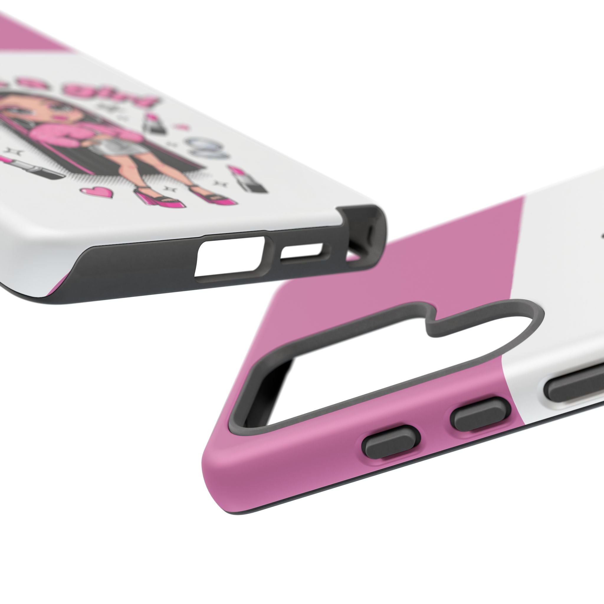 Phone Case — "I'm Just a Girl" Cute Makeup Girl Protective Tough Case