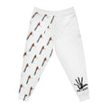 Graphic Joggers — 'Don't Reach' Hand & Repeat Logo Athletic Sweatpants