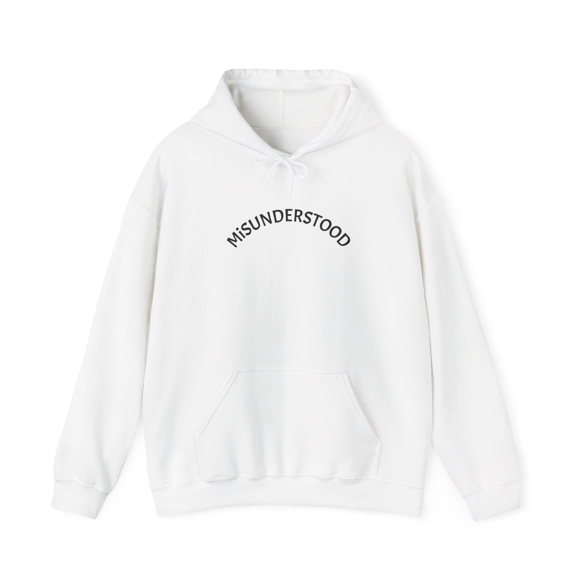 Hoodie —  "Misunderstood" Arch Graphic Pullover