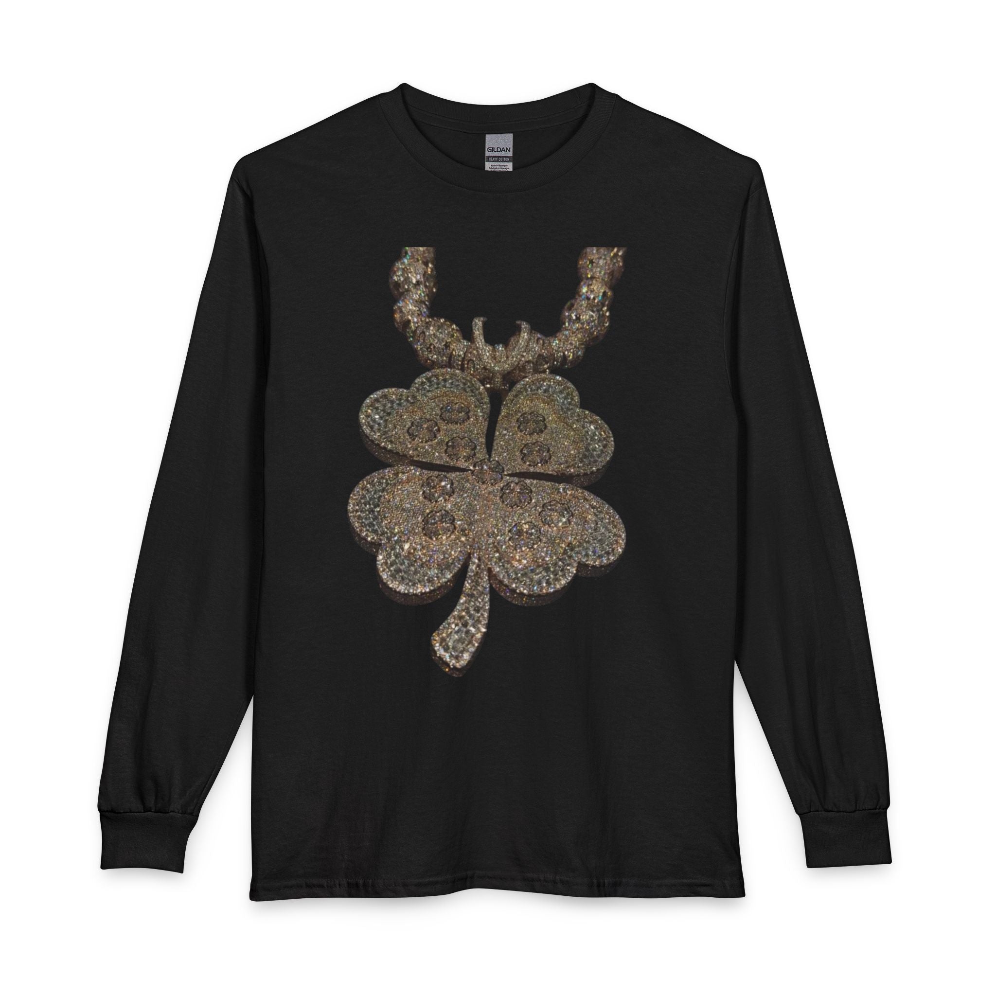 Rustic Paisley Shamrock Long Sleeve Tee
