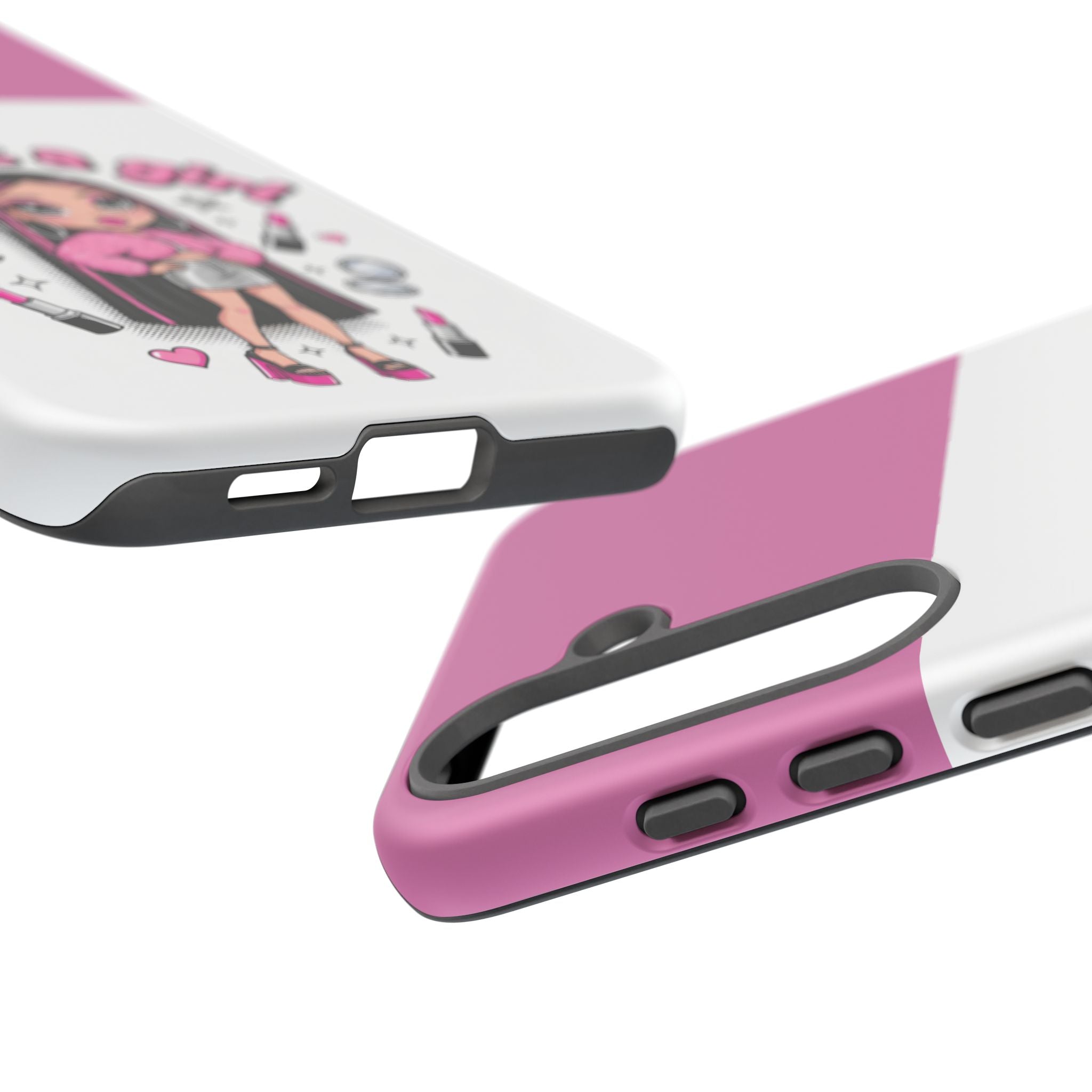 Phone Case — "I'm Just a Girl" Cute Makeup Girl Protective Tough Case