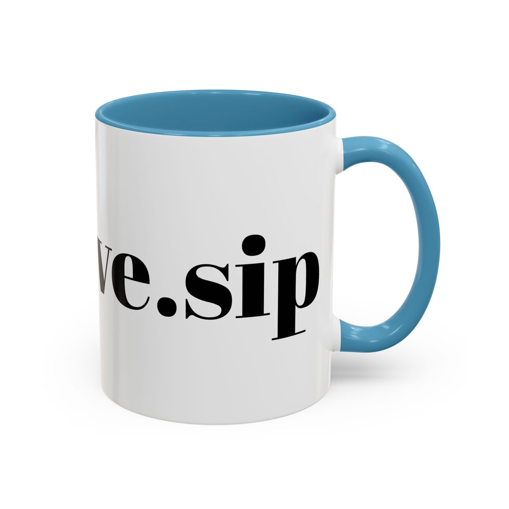 Coffee Mug — 'love.sip' Accent Mug (11/15oz)