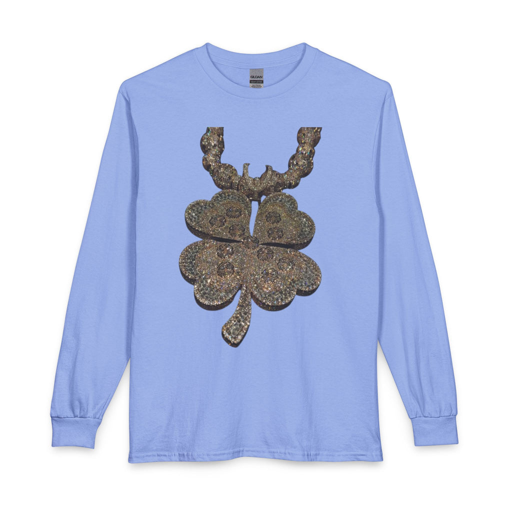 Rustic Paisley Shamrock Long Sleeve Tee