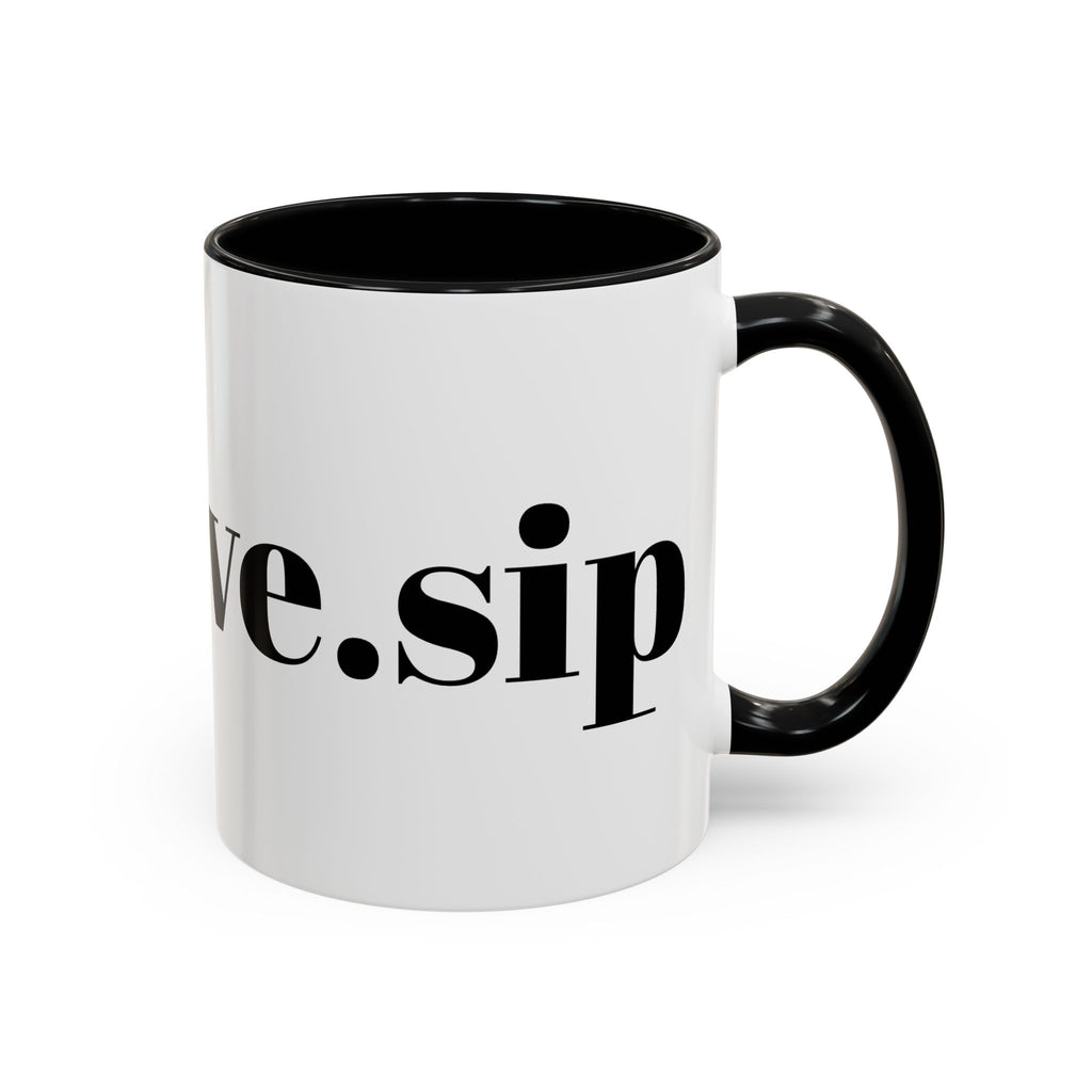 Coffee Mug — 'love.sip' Accent Mug (11/15oz)