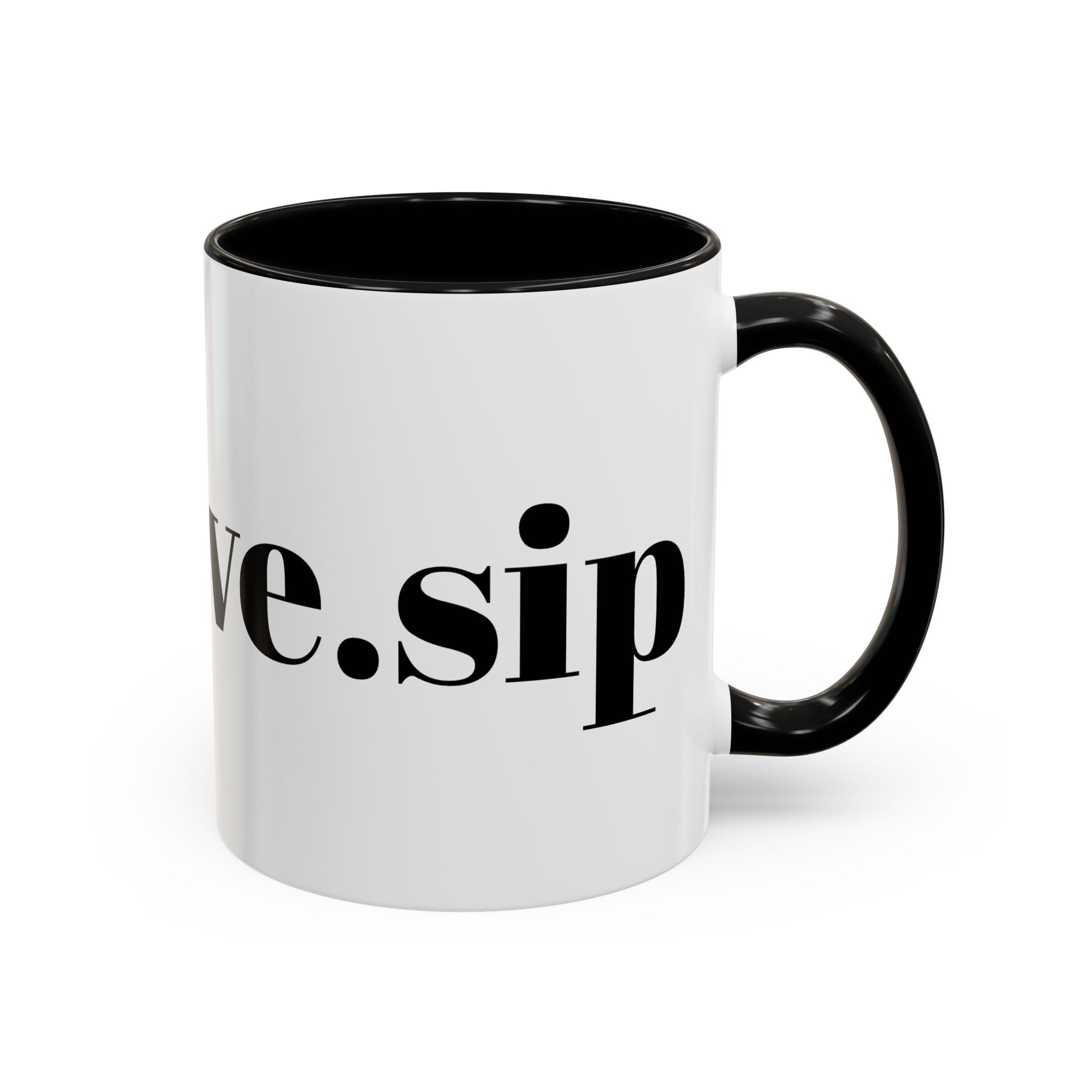 Coffee Mug — 'love.sip' Accent Mug (11/15oz)