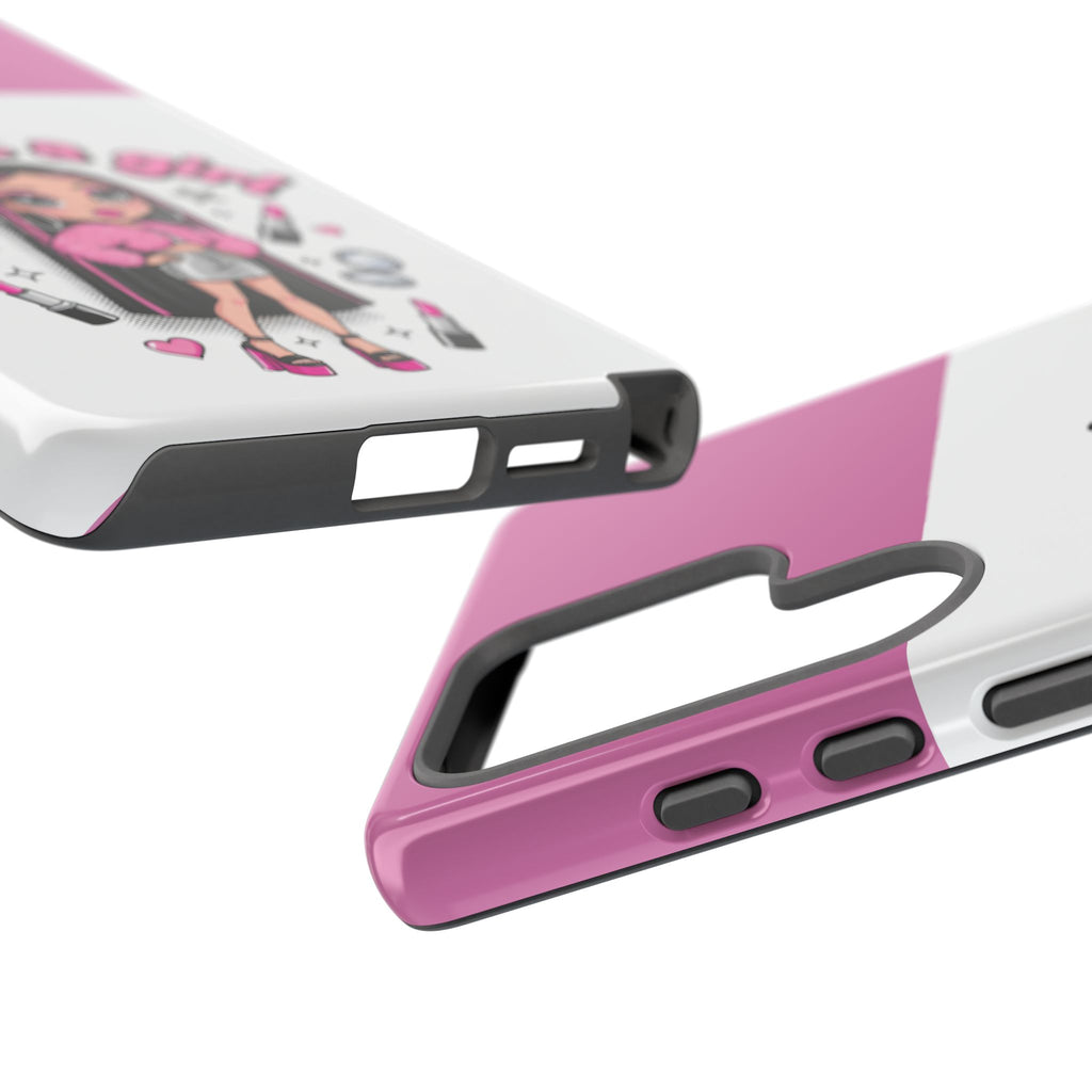 Phone Case — "I'm Just a Girl" Cute Makeup Girl Protective Tough Case