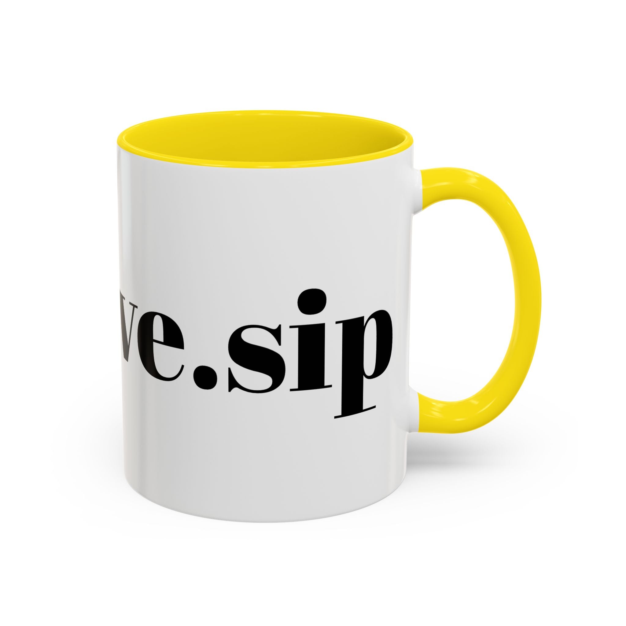 Coffee Mug — 'love.sip' Accent Mug (11/15oz)