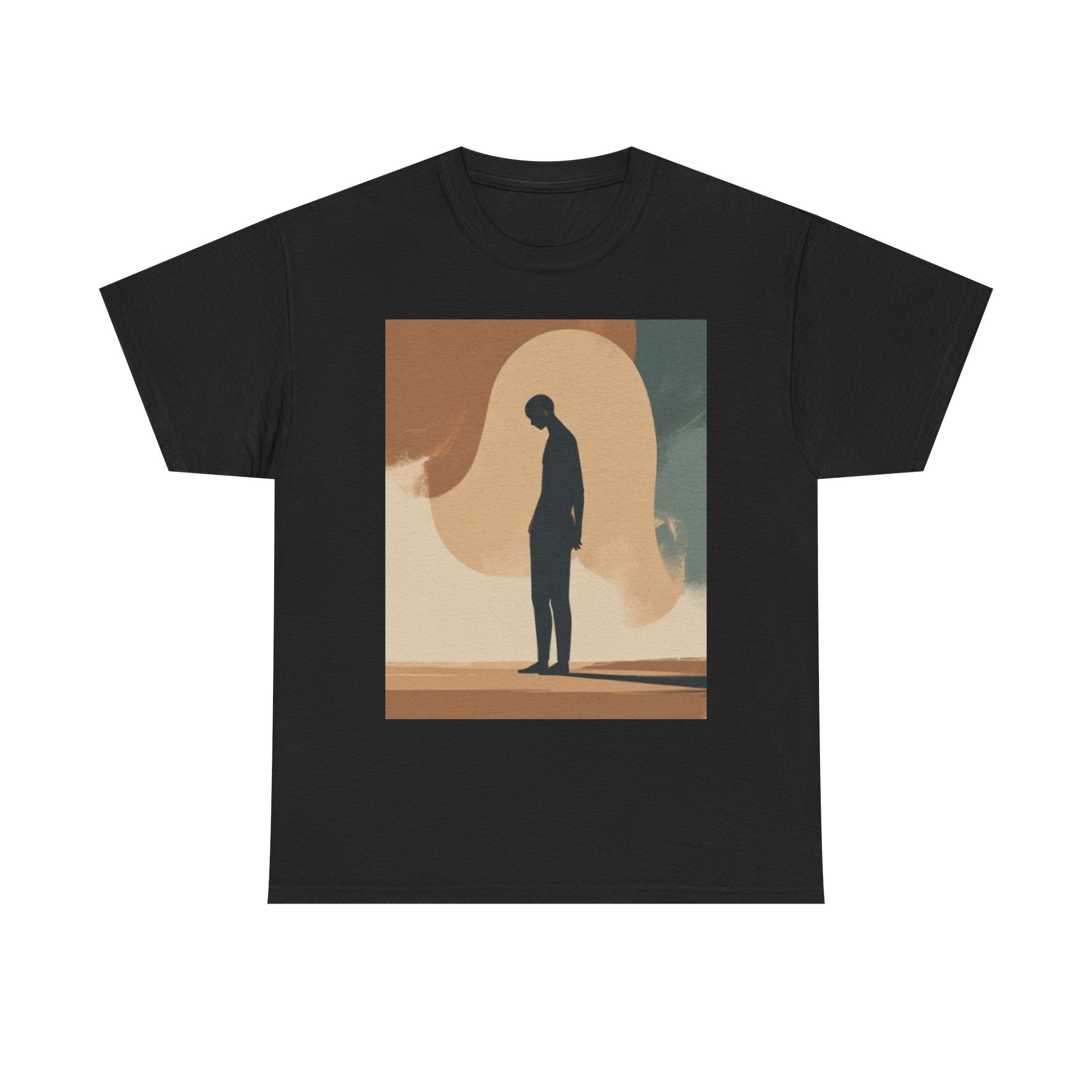 Surreal Solitude T-Shirt — Minimalist Abstract Silhouette Tee