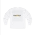 Inspirational Eye Graphic Long Sleeve Tee — "Rise With Purpose" Motivational Shirt