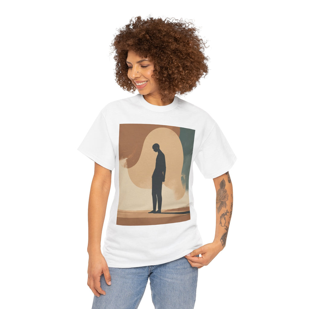 Surreal Solitude T-Shirt — Minimalist Abstract Silhouette Tee