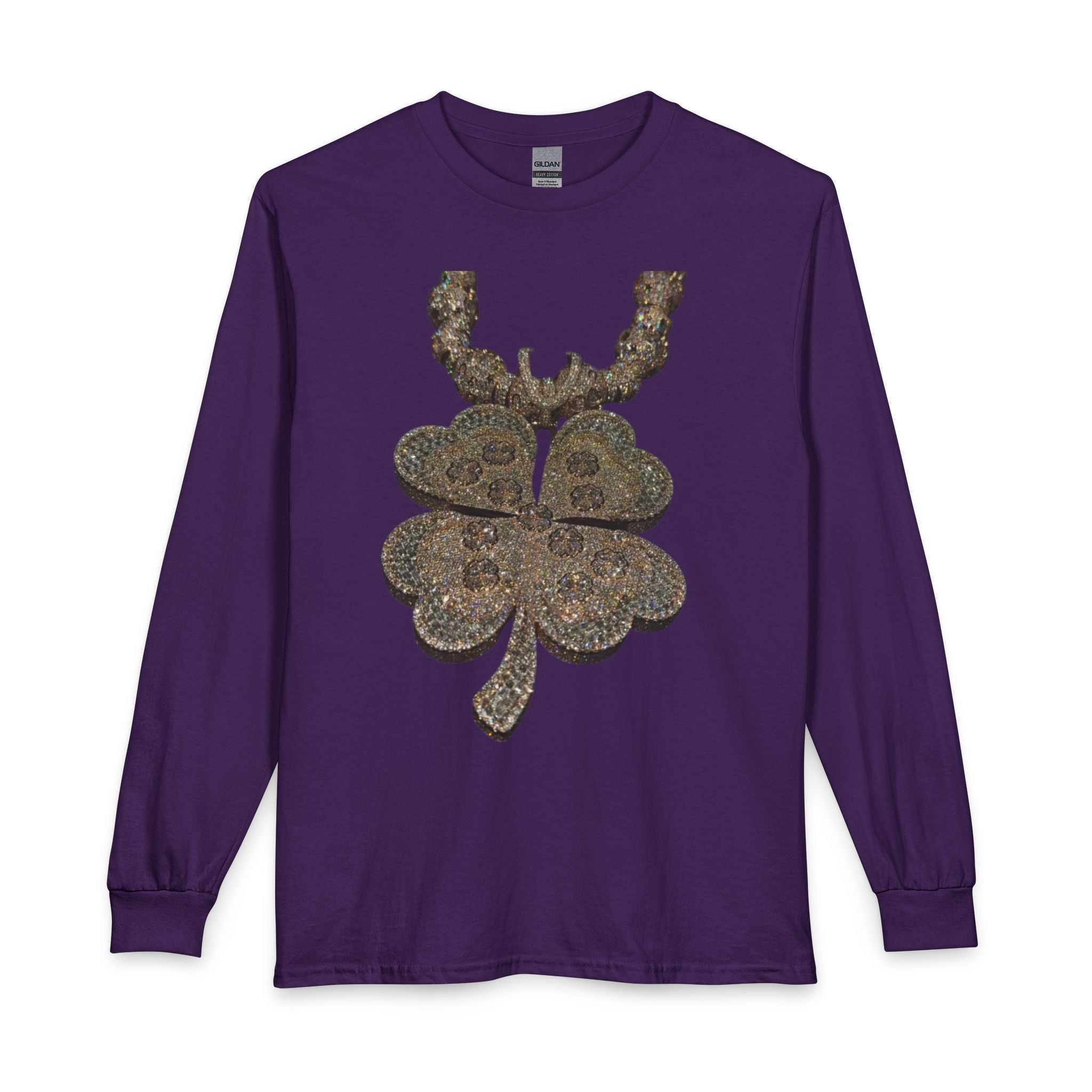 Rustic Paisley Shamrock Long Sleeve Tee